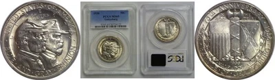 1936 Gettysburg Commemorative Half Dollar  -  PCGS MS-65 - Image 1 of 3