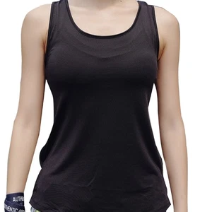 Women Yoga Sport Sleeveless for Tank Top Workout Hollow Out Back Mesh Splicing V - Bild 1 von 12