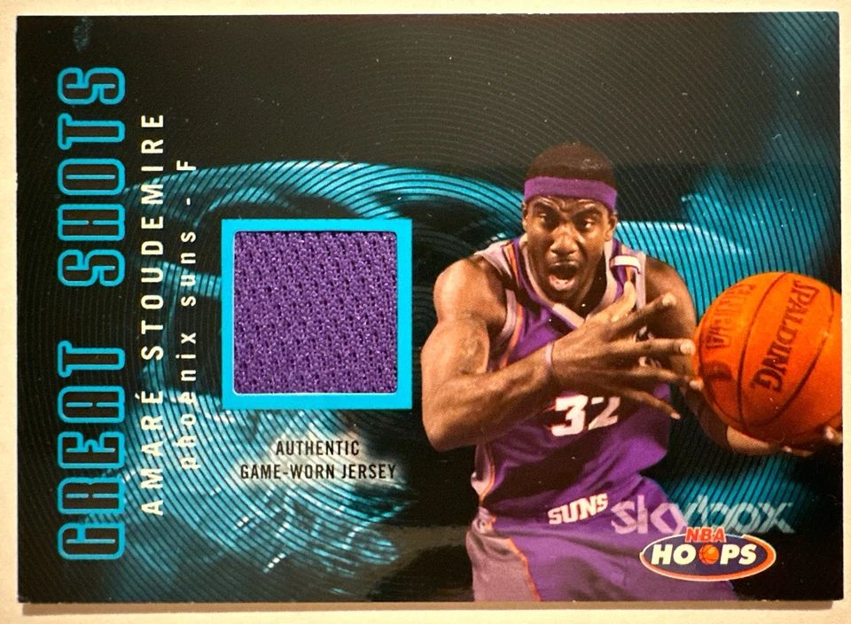 2004-05 NBA Hoops Great Shots Blue Jerseys Amare Stoudemire #GS/RS Game used - Image 1 of 2