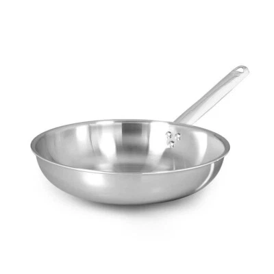 Padella Professionale in Alluminio Svasata Alta 24/45 cm Agnelli - Immagine 1 di 4