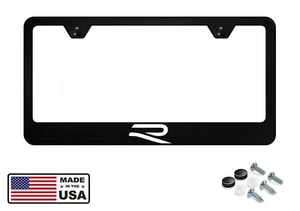 Reflective Fits VW Golf R Stainless Steel License Plate Frame With Screws / Caps - Picture 1 of 4