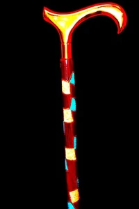 New Mexico Handmade"Checkers"Cane Inlaid Turquoise,Mother of Pearl,Copper Wire!! - Picture 1 of 8