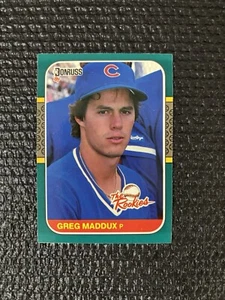 1987 Donruss The Rookies #52 Greg Maddux Rookie Cubs Atlanta Braves HOF NM-MT - Picture 1 of 2