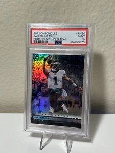 2022 Panini Chronicles Photogenic Jalen Hurts Teal Holo #PH-20 Mint Eagles Pop 1 - Picture 1 of 4