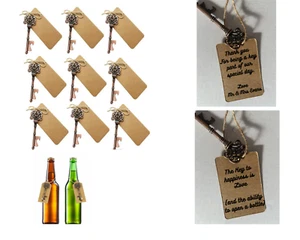 Wedding Favors Key Wedding Favours Rustic Traditional Souvenirs Bottle Opener - Picture 1 of 15