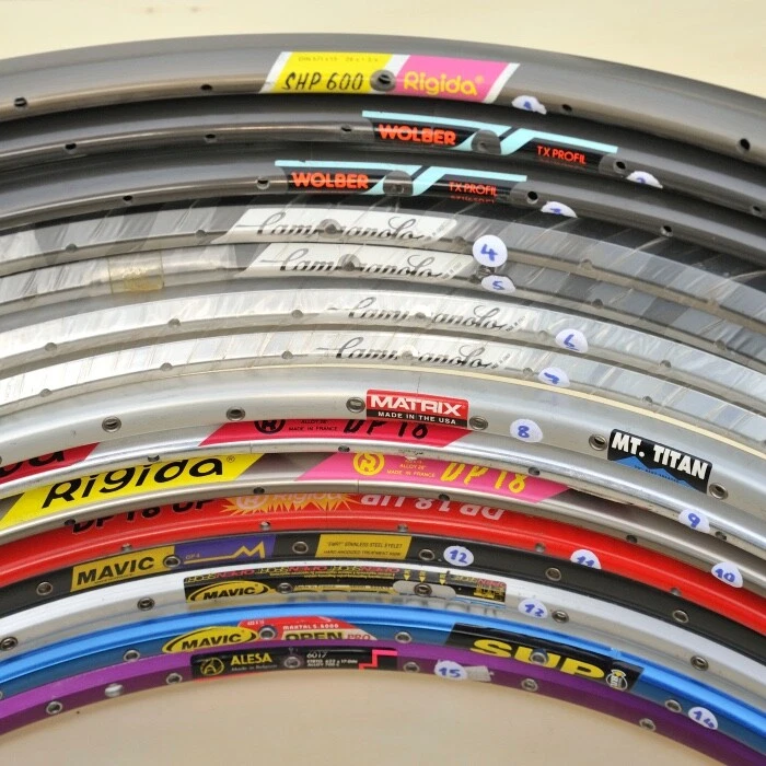 verschiedene Vintagefelgen : neu und gebraucht : 650C 571 : 622 : 26″ 559 - Bild 1 von 1