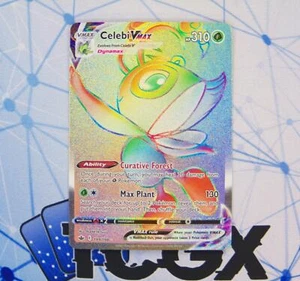 Pokemon - Celebi VMAX (Secreto) - 199/198 - Chilling Reign - Holo - Secreto Raro Casi Nuevo - Imagen 1 de 1