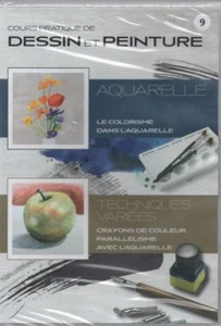 COURS PRATIQUE DE DESSIN ET PEINTURE DVD N°9 ... AQUARELLE - Imagen 1 de 2
