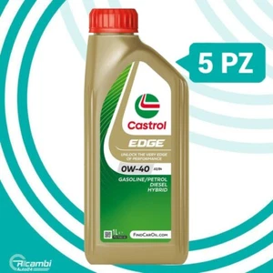 OLIO MOTORE CASTROL EDGE 0W40 A3/B4 MB229.3 VW502 00/505 00 TITANIUM FST 5 LITRI - Imagen 1 de 12