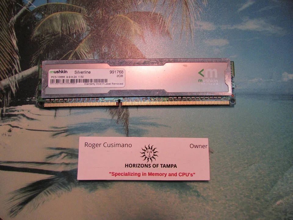 Mushkin Silverline 991768 2GB DDR3 PC3-10666 1333MHz 1.5V Memory - Image 1 of 1