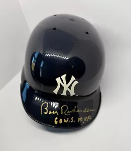 Bobby Richardson New York Yankees Autographed Mini Helmet - WS MVP - Picture 1 of 3