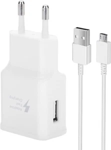 Alimentatore originale caricabatterie 1 m 2 m 3 m cavo di ricarica Samsung Galaxy S5 S6 S7 Edge Note - Foto 1 di 15
