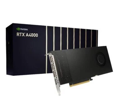 NVIDIA RTX A4000 16GB Graphic Card GDDR6 PCIE 256 Bit PCI-E 4.0 x 16 - Image 1 of 4