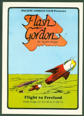 De colección 1981 Pacific Comics Club Flash Gordon Vuelo a Freeland Tiras Diarias Foto 1 de 2