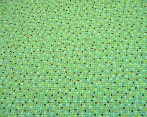 30s Reproduction Fabric By Yard Yellow White Lt Red Floral Green Premium Cotton - Picture 1 of 2