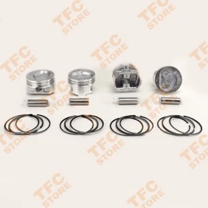 K21 Piston Kit With Ring STD For Nissan K21 Engine Overhaul Gasket Kit 4 set - Picture 1 of 2