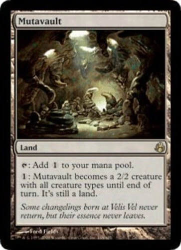 MTG Mutavault - Foil, Heavy Play, English Morningtide - Image 1 of 1