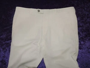 JOHN VARVATOS USA MEN'S OFF WHITE/ECRU PANTS TROUSERS WAIST 52 - 36 inseam 31 - Picture 1 of 11
