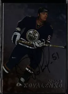1998-99 Be a Player: Autographs #202 Andrei Kovalenko - Picture 1 of 2