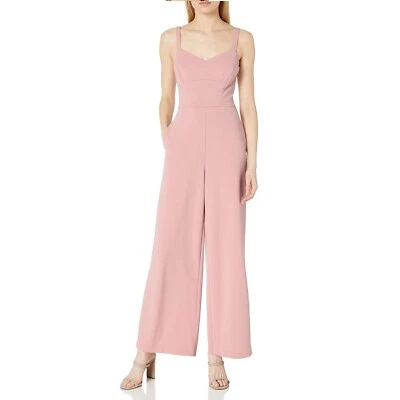 Rachel Roy Womens S Mauve Pink Sleeveless Wide Leg Jumpsuit NWT CS12 - Image 1 of 3