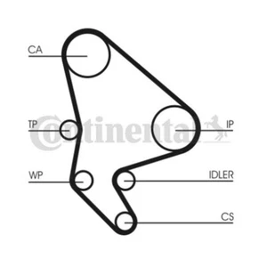 ContiTech Timing Belt Kit Set - Part No: CT986K2 - 140 Teeth - EO Quality - Picture 1 of 4