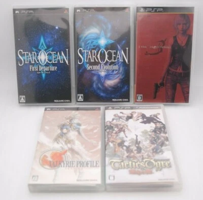 PSP Valkyrie Profile Tactics Ogre STAR OCEAN 1st & 2nd, The 3rd Birthday 5Games - Image 1 of 4