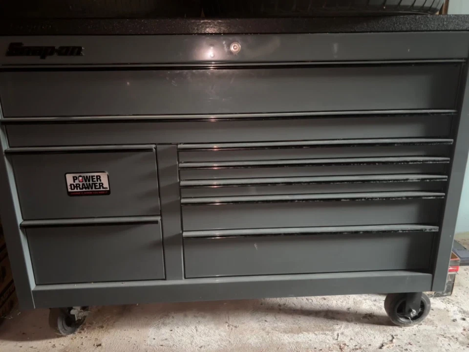 Snap On Classic Series Double Bank Power Drawer Toolbox Storm Gray - Image 1 of 1