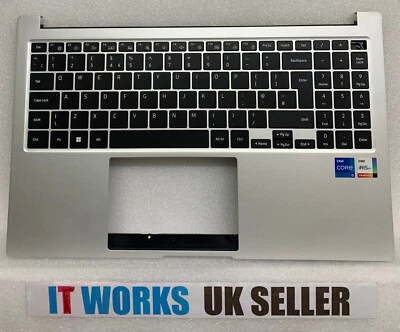 OOS EX-CO TESTED Genuine Samsung Galaxy Book NP750XDA-KDAUK Palmrest UK Keyboard - Image 1 of 4