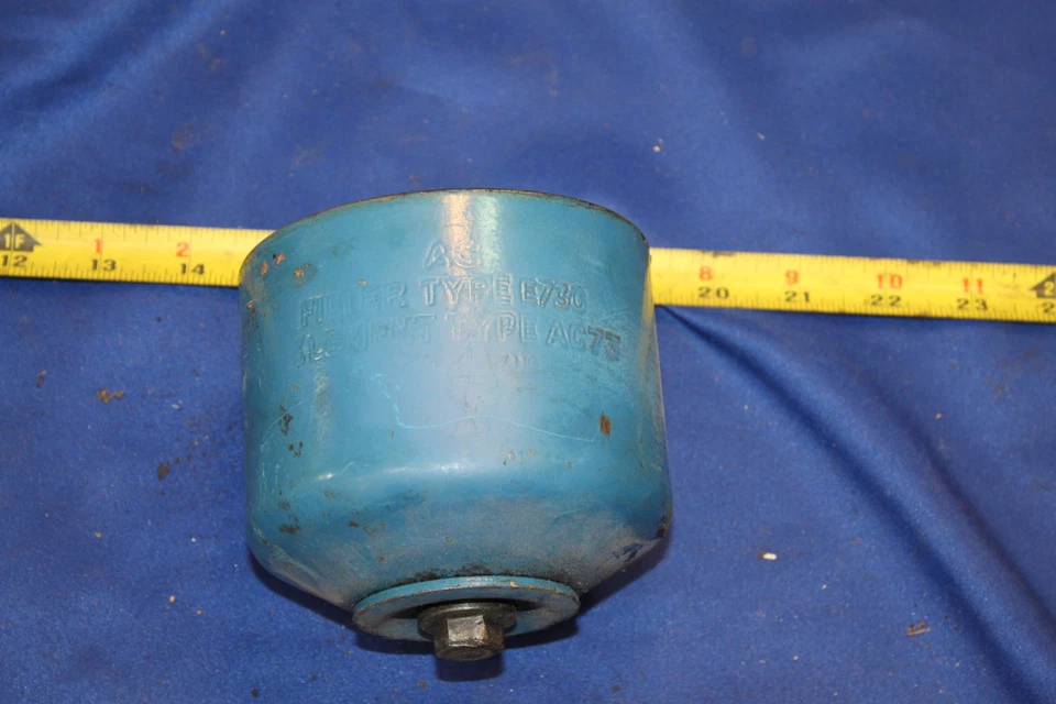 Triumph TR6 Original Oil Filter Canister Assembly With Factory Stamping - Image 1 of 4