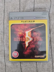 Resident Evil 5 PS3 Zombie Shooter 2010 Platinum Game, Complete Edition - Picture 1 of 2