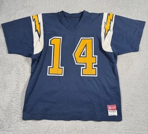 Camiseta deportiva tejida arena Dan Fouts de los años 80 de San Diego Chargers NFL adulto XL malla EE. UU. - Imagen 1 de 11