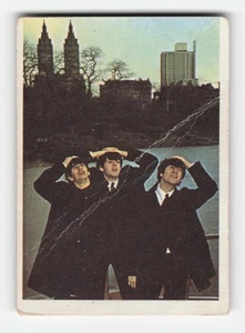 1964 Topps Beatles Color #64 Ringo, Paul, John - John Speaking Poor - Picture 1 of 2