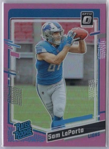 Sam LaPorta Rookie RC 2023 Panini Donruss Optic Pink #237 Detroit Lions - Bild 1 von 2