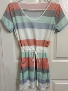 Women’s Size L Swim Cover Up Beach Dress W/Pockets lightweight - Picture 1 of 5