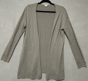 Gap Womens Gray Open Front Cotton Blend Sweater Cardigan Size M - Picture 1 of 7