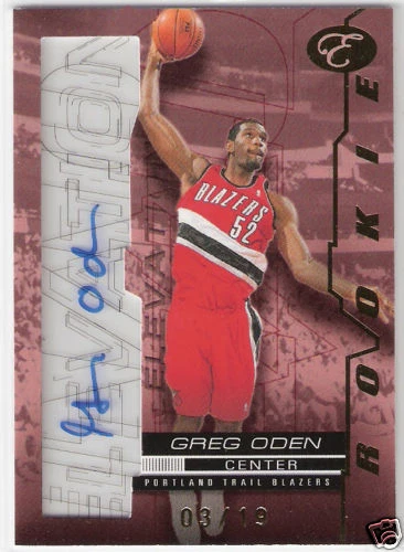 07-08 Bowman Elevation - Greg Oden - Autógrafo de novato  Foto 1 de 1