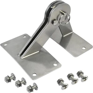 Stainless Lid Hinge Kit Compatible with Weber Smokey Mountain Grill 18.5 22.5... - Picture 1 of 6