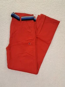Sears Simply Styled Jeans Boys Size XL 18/20 Belted Red Adjustable Waist NEW - Picture 1 of 10