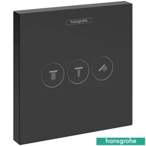 Hansgrohe ShowerSelect Matt Black Concealed Shower Valve for 3 Outlets - Picture 1 of 7