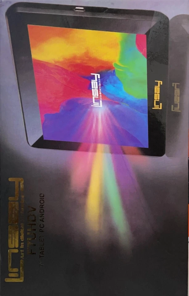 Tablet Linsay 7" HD TAB Cuatro Núcleos Android Doble Cámara - Negra Foto 1 de 3