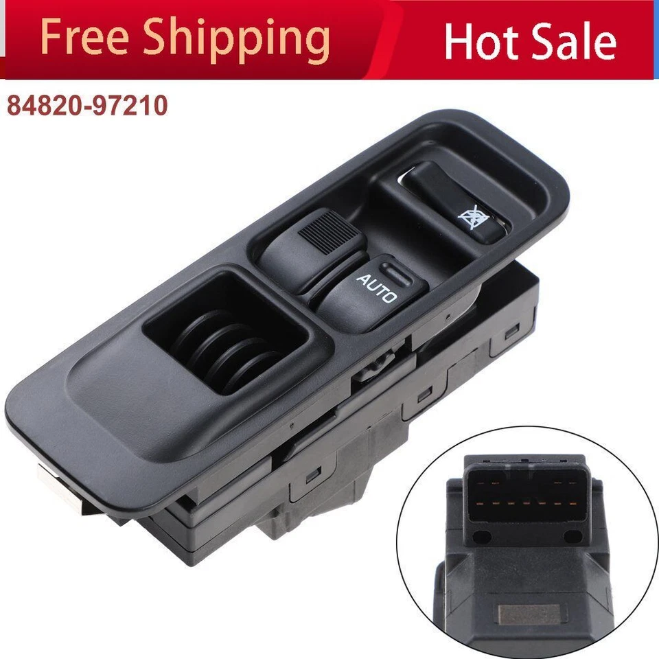 Interruptor de ventana maestro de energía eléctrica 84820-97210 para Toyota Terios Daihatsu RHD Foto 1 de 4
