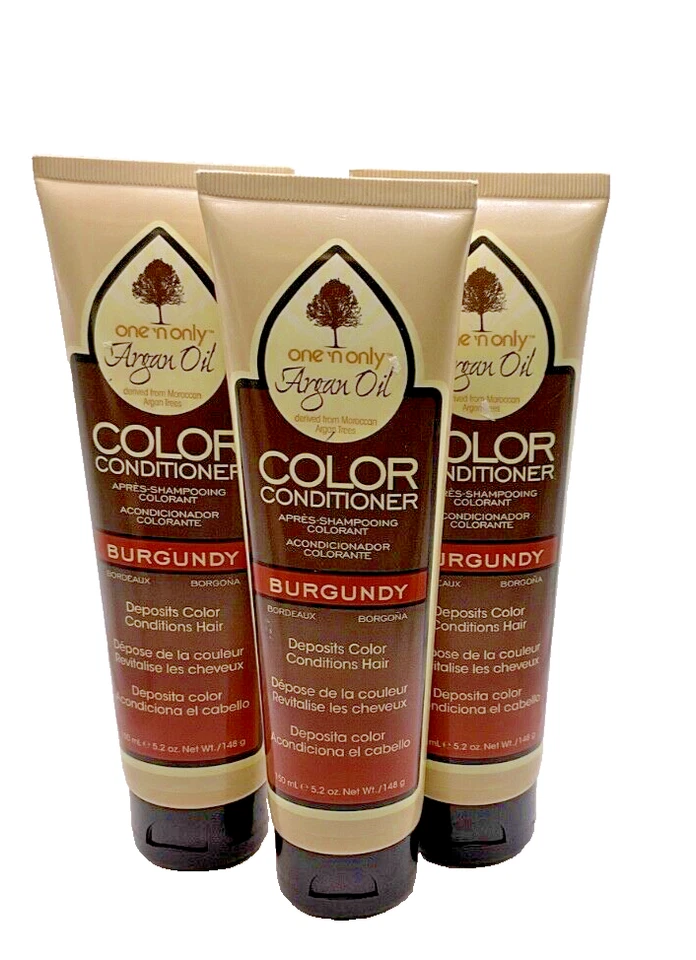 (3 pack) One 'n Only Color Conditioner Burgundy / 5.2 oz - Image 1 of 3