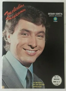 MELODIAS MEXICANAS CANCIONERO 415 JANUARY 1971 CESAR COSTA / CLAUDIO BROOK - Imagen 1 de 6