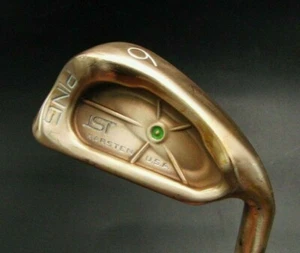 Ping ISI Beryllium Copper BeCu Green Dot 6 Iron Stiff Flex Steel Shaft Ping Grip - Picture 1 of 4