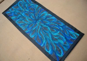 SELINA NUMINA - Authentic Aboriginal Painting - COA & Two Photos of the Artist. - Picture 1 of 5
