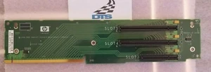 HP 408786-001 3-slot PCIe riser card, has two x8 PCIe slots & one x4 PCIe slot - Picture 1 of 4