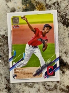 2021 TOPPS UK EDITION ROOKIE CARD CLEVELAND INDIANS TRISTON MCKENZIE #217 - Bild 1 von 1