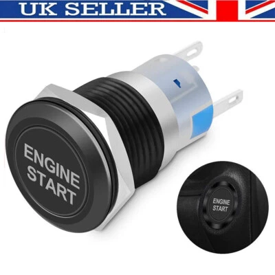 12V Car Engine Start Push Button Ignition Starter Waterproof Start Stop Switch - Image 1 of 4