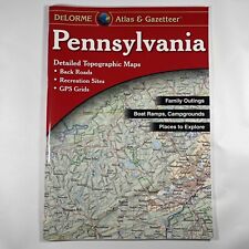 Pennsylvania State Atlas & Gazetteer DeLorme 2012 Topographic Maps GPS Grids