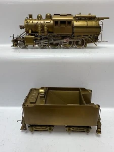 Custom NJ (Korea) Brass HO Scale Class I-8 Reading Lines Camelback 2-8-0 - Picture 1 of 13